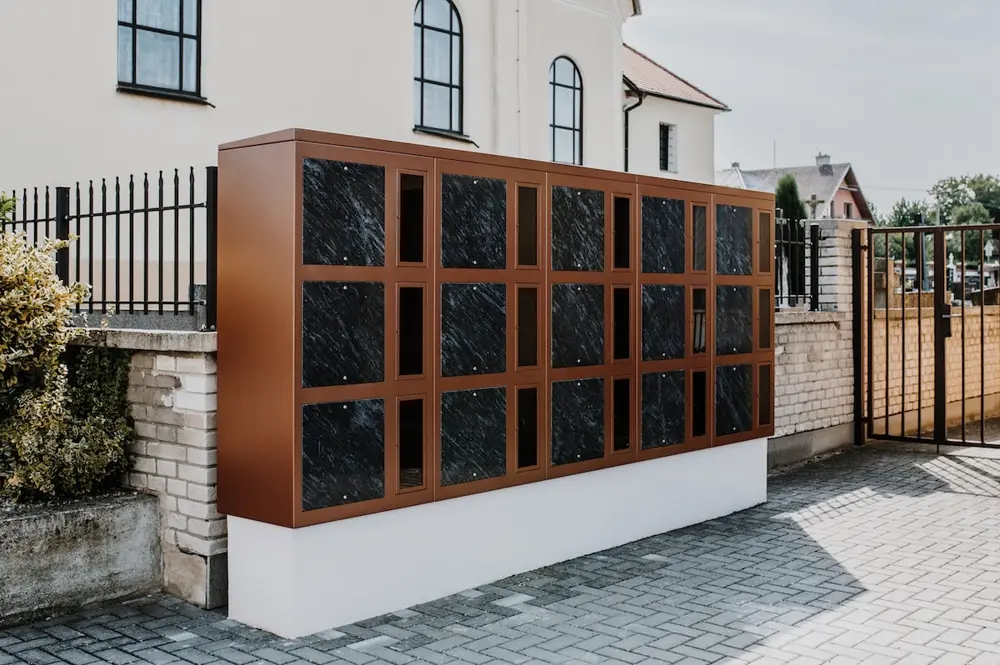 Vyhotovení nerezového kolumbária pro obec Blazice