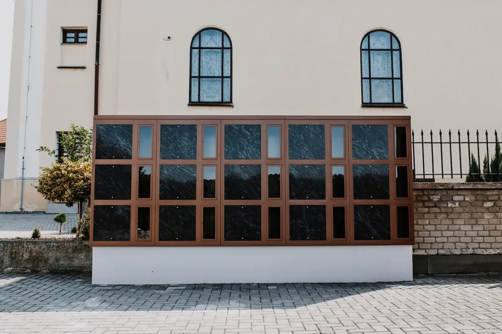 Vyhotovení nerezového kolumbária pro obec Blazice