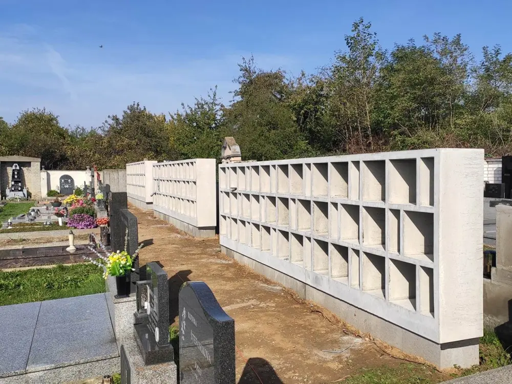 Vyhotovení betonového kolumbária pro Zborovice