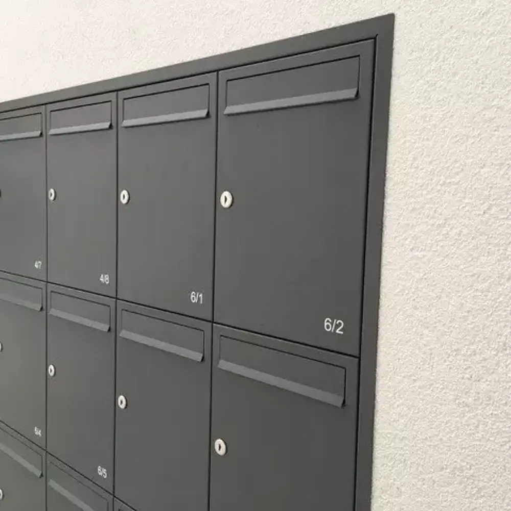 Poštovní schránka - ukázka realizace