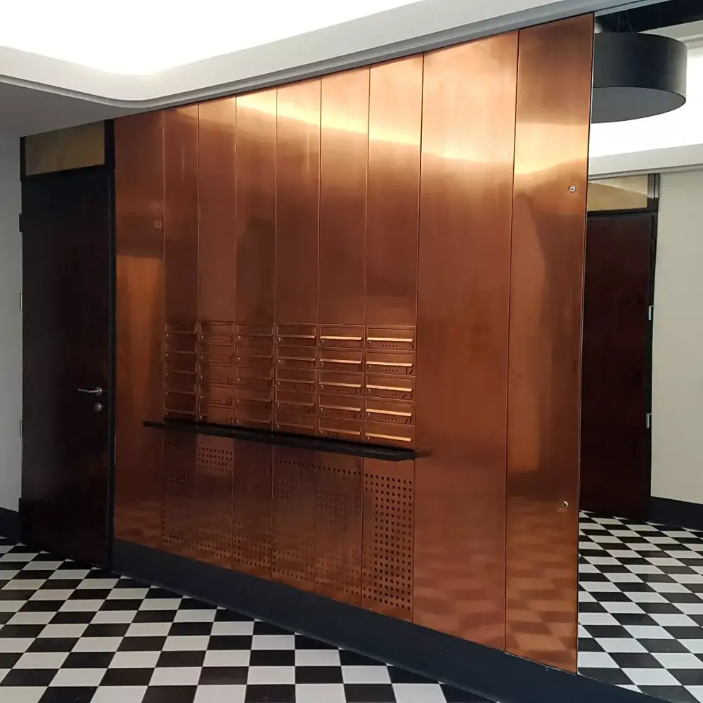 Poštovní schránka - ukázka realizace