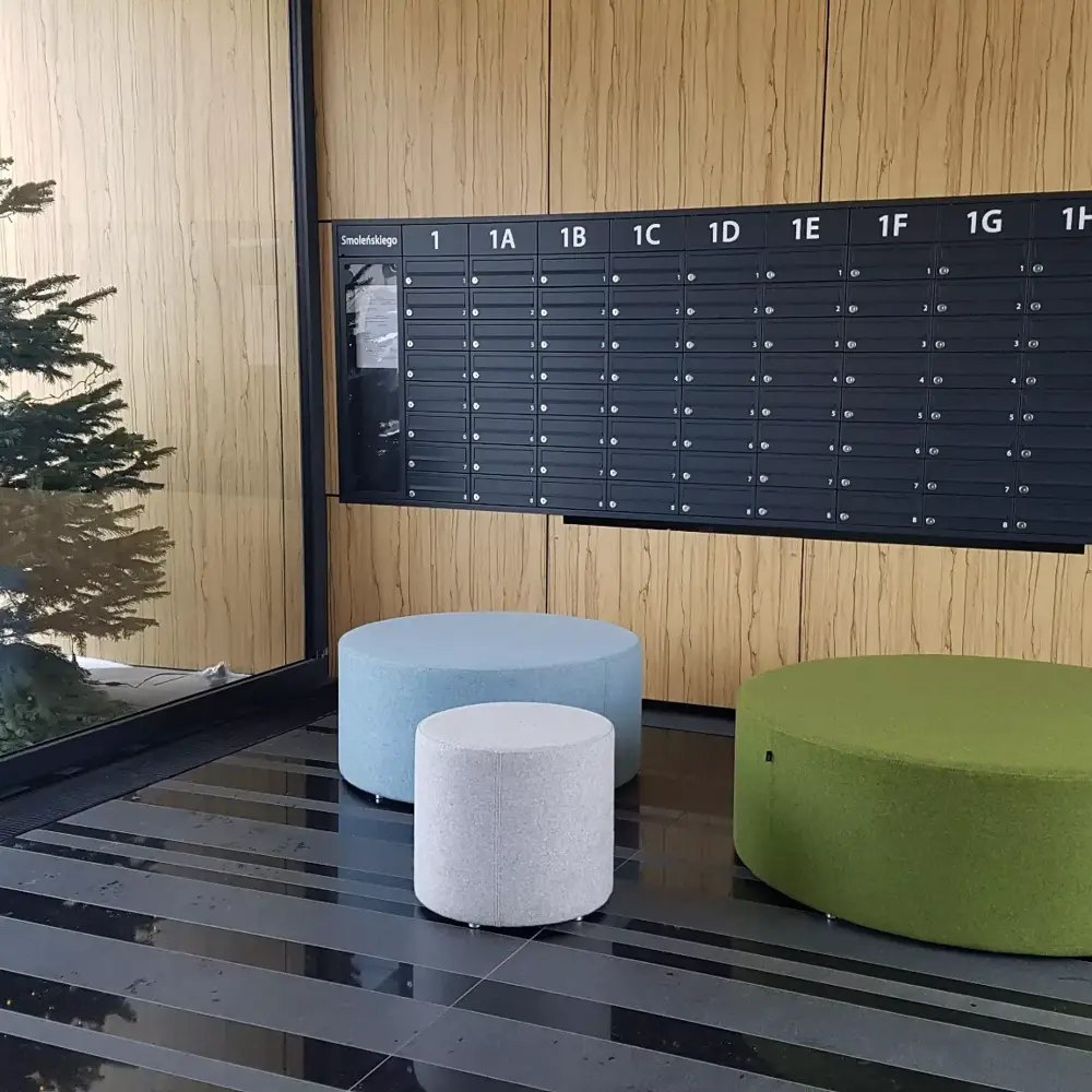 Poštovní schránka - ukázka realizace