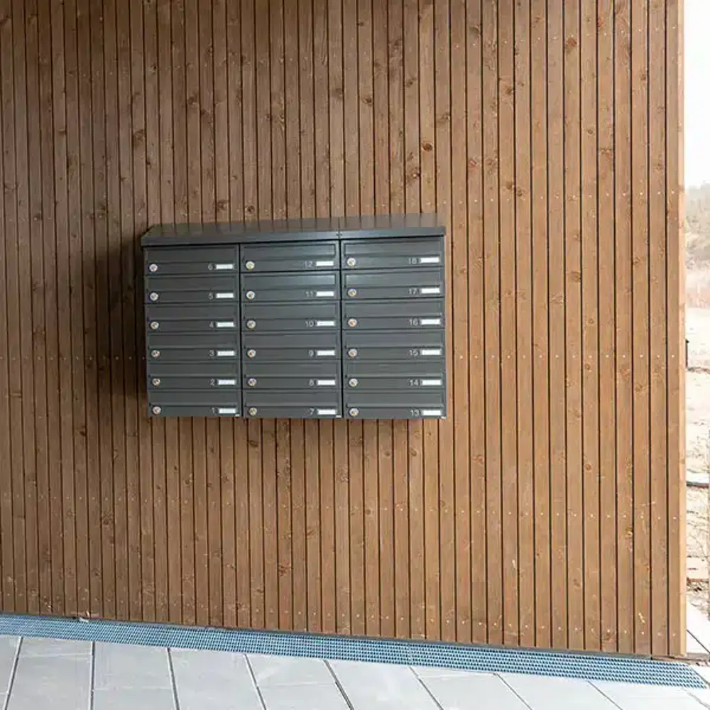 Poštovní schránka - ukázka realizace