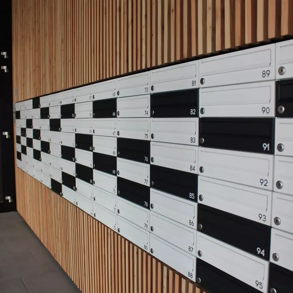 Poštovní schránka - ukázka realizace